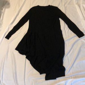 COS asymmetrical sweater dress